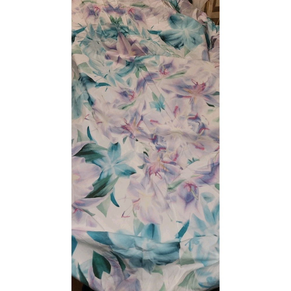 Pottery Barn Teen Tie Dye Duvet Cover Cotton Full Size Rare Hippe Boho  Floral